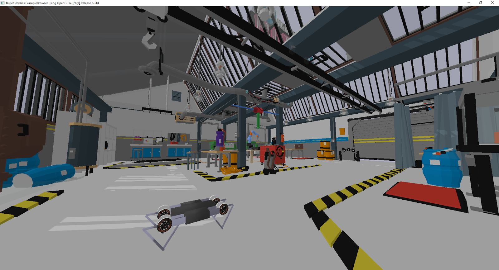 PyBullet Bullet 物理引擎的机器人与虚拟现实示例场景